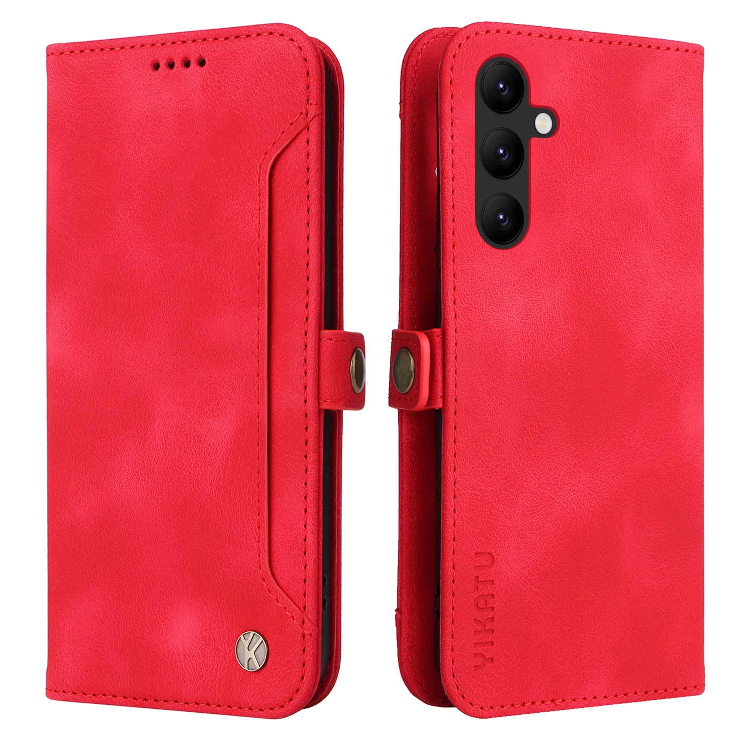 YIKATU YK-002 For Samsung Galaxy A24 4G PU Leather Wallet Phone Cover Skin-Touch Shockproof Phone Case with Card Slot YIKATU YK-002 For Samsung Galaxy A24 4G PU Leather Wallet Phone Cover Skin-Touch Shockproof Phone Case with Card Slot